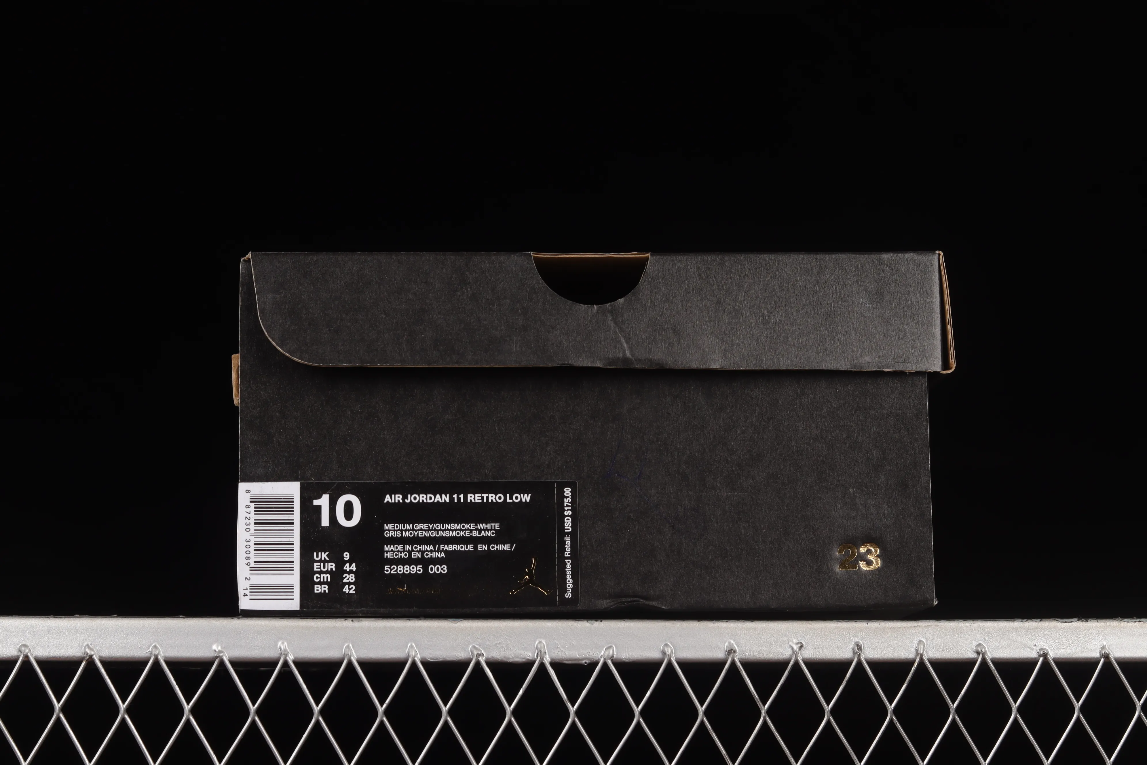 All categories Air Jordan Jordan series basketball shoes Air Jordan 11 F version Air Jordan 11 Low "Cool Grey" AJ11 Joe 11 cool gray genuine standard genuine carbon 528895-003